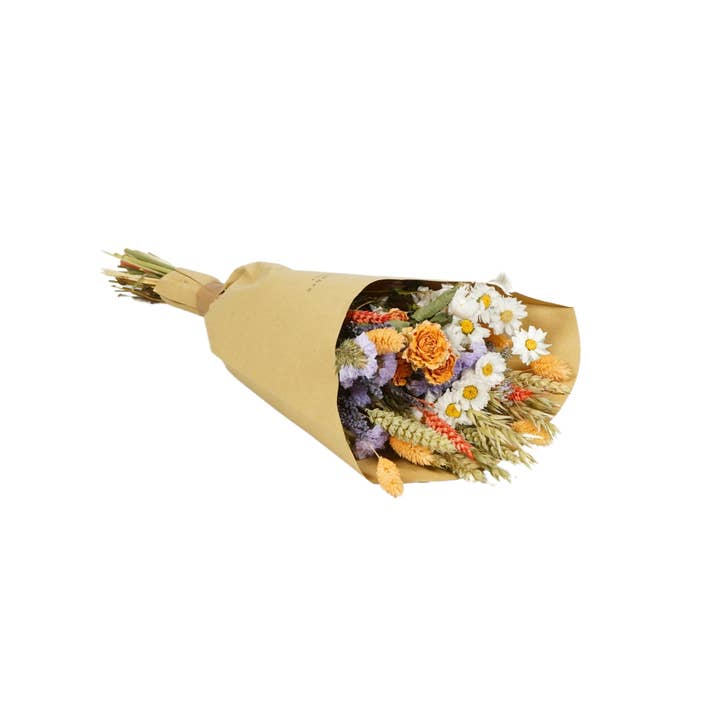Wildflowers by Floriette - Wholesale Dried/Pressed Flowers - Dried Flowers - Field Bouquet Lavender Peach