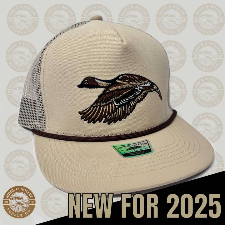 Ridge&Holler - Wholesale Flat Brim Cap - Men's - Pryorsburg Pintails