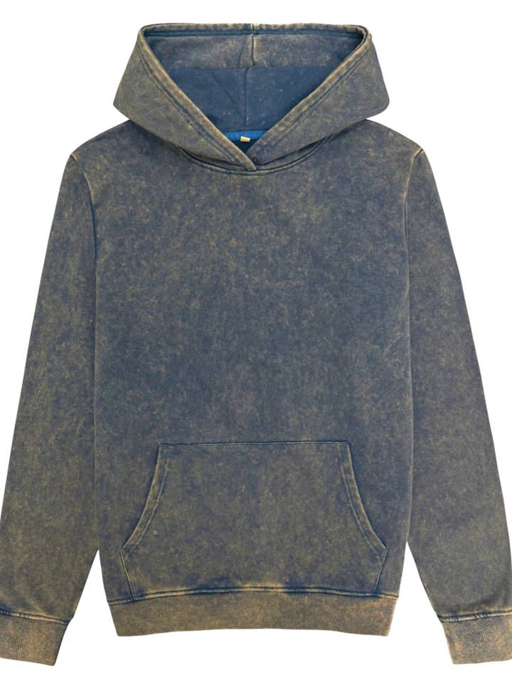 Men’s Vintage Acid Wash Pullover Hoodie – Ultra-Soft 450 GSM for wholesale by Royal Threads