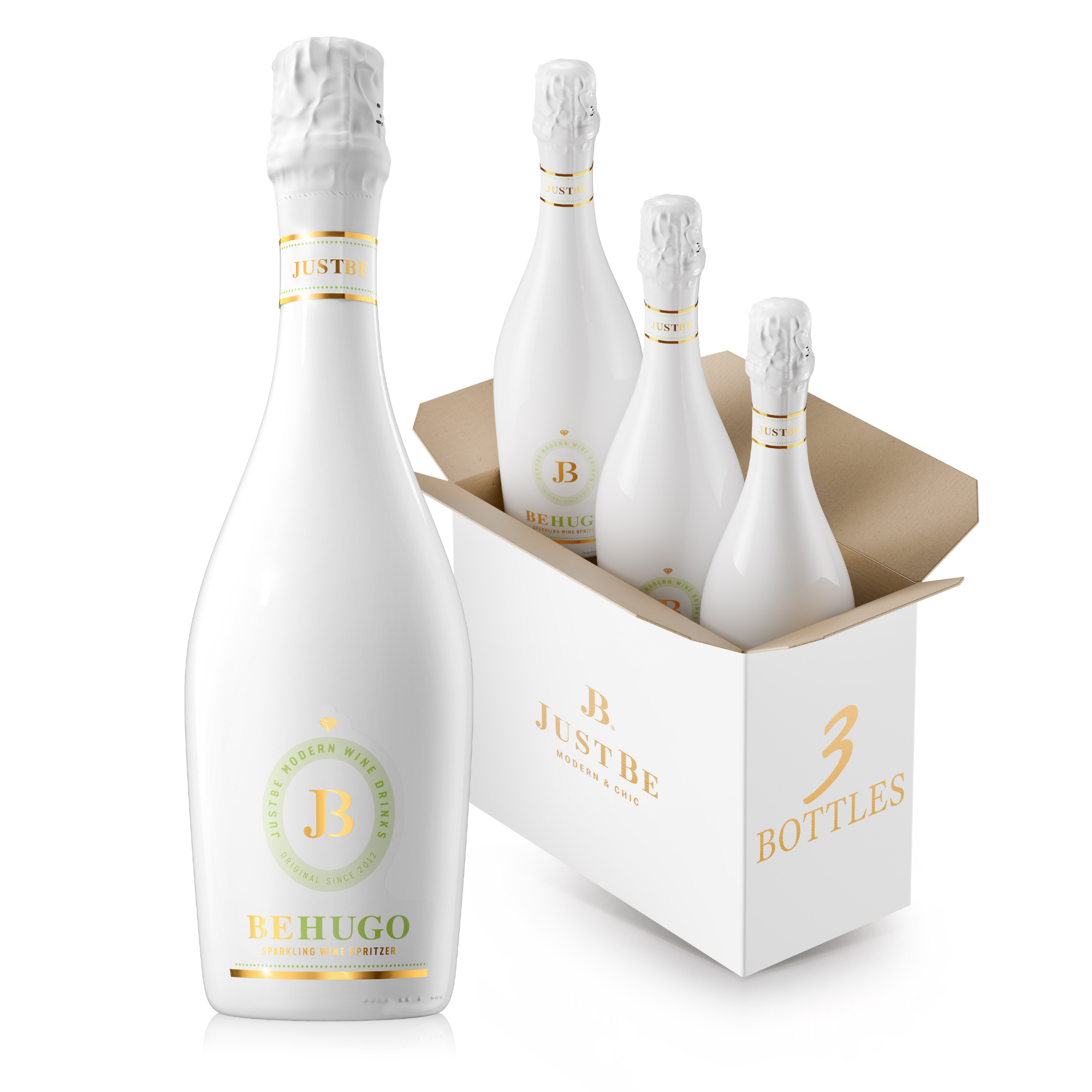 Justbe modern wine drinks - Wholesale Non-Alcoholic Spirits/Wine/Beer - BeHugo 75cl3
