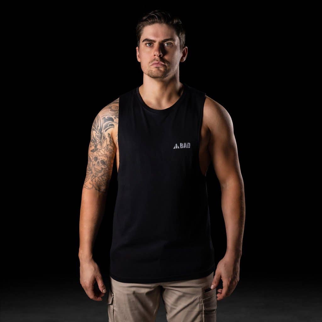 BAD WORKWEAR - Vendita all'ingrosso Canotta - Uomo - CANOTTIERA AD ALTA VISIBILITÀ CON MARCHIO BAD®9