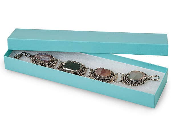 Aqua Blue Jewelry Gift Boxes for wholesale on Faire6