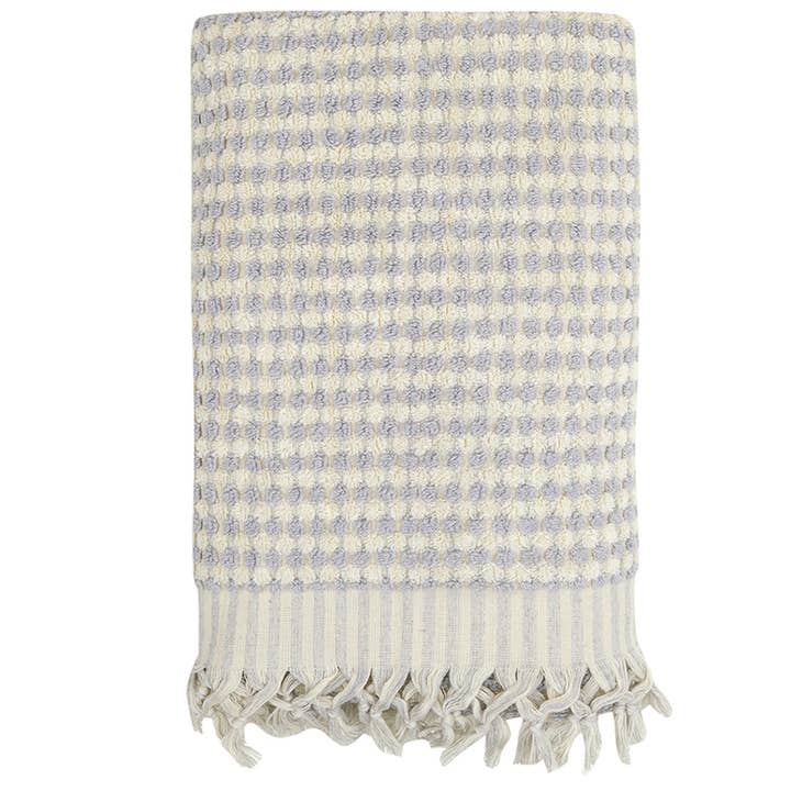 Kikoya - Wholesale Bath Towel - Pompom Bubble Handloom Bath Turkish Towels Farmhouse Decor