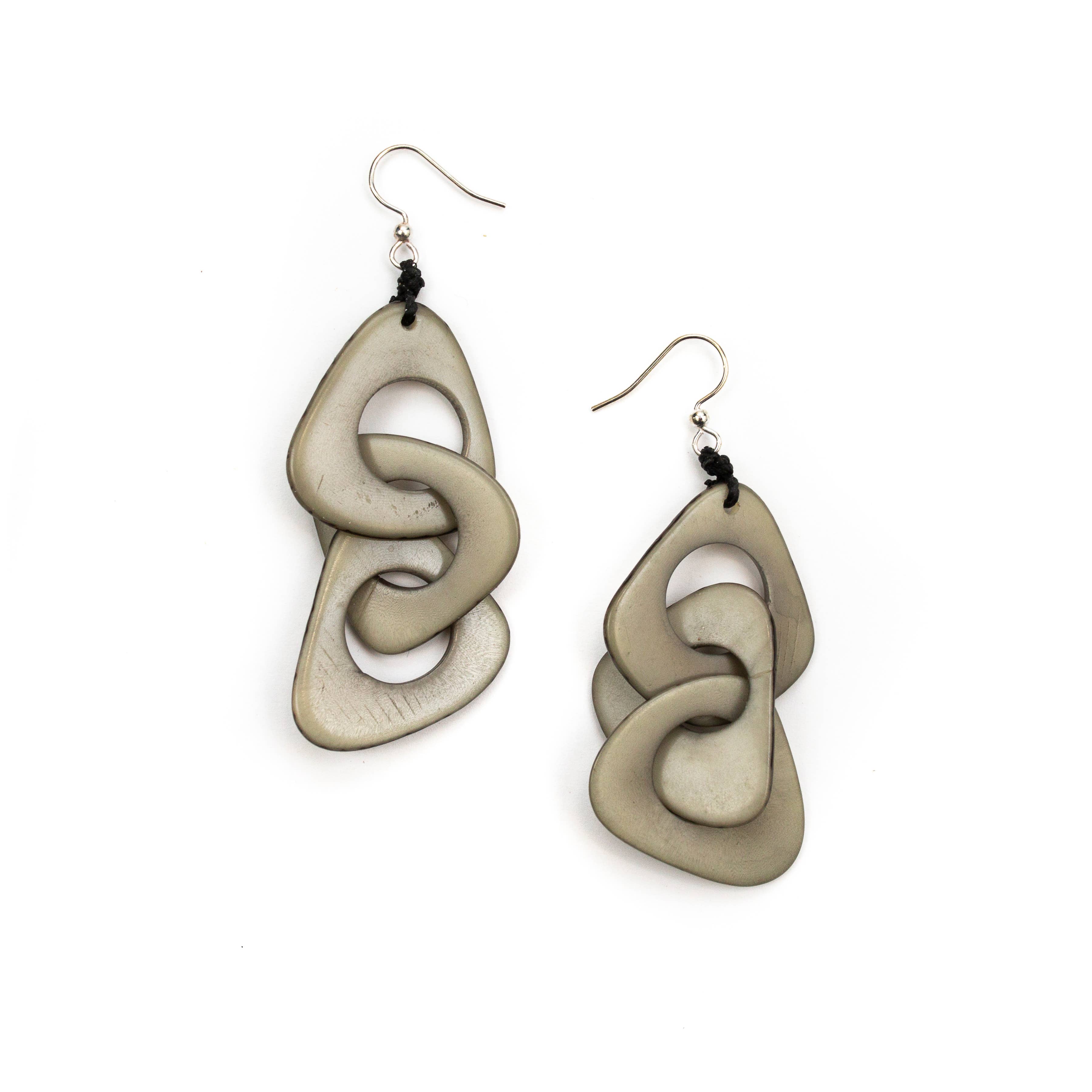 Organic Tagua Jewelry - Wholesale Dangle Earrings - Vero Earrings6