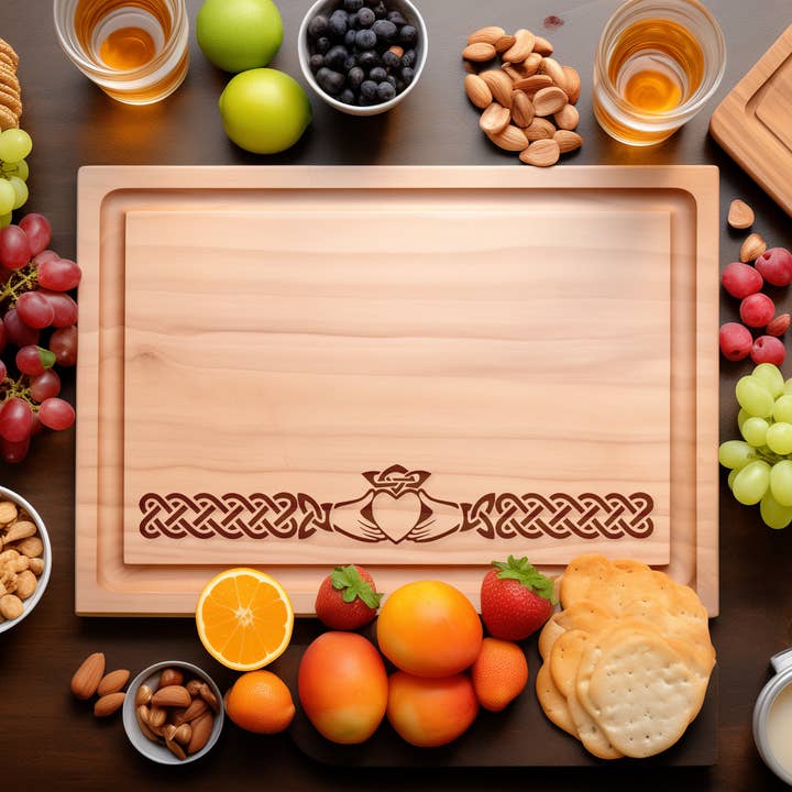 Irish Claddagh Engraved Cutting Board – Wedding Gift for wholesale by Southern Farm Signs