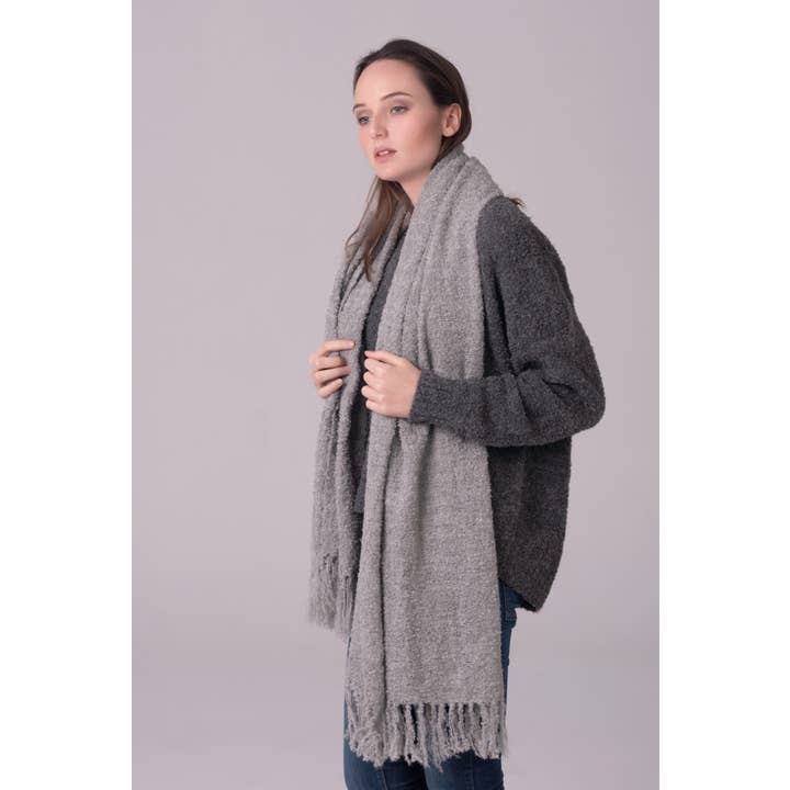 Be ALPACA - Wholesale Scarf - Women's - Bouclé Alpaca Scarf or Chall - VARIOUS COLORS1