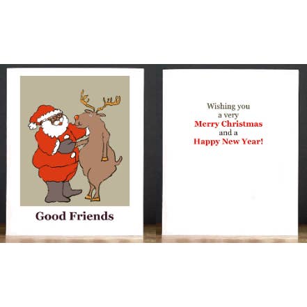Christmas: Good Friends (African-American) for wholesale by Cards by Charlot