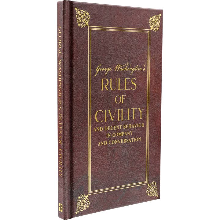 Peter Pauper Press - Wholesale Coloring Book - Adult - George Washington's Rules of Civility and Decent Behavior in Company and Conversation