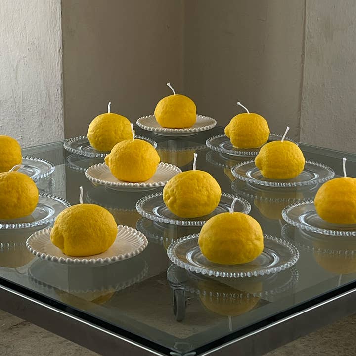 Lemon Große Zitronenkerze für den Großhandel auf Faire