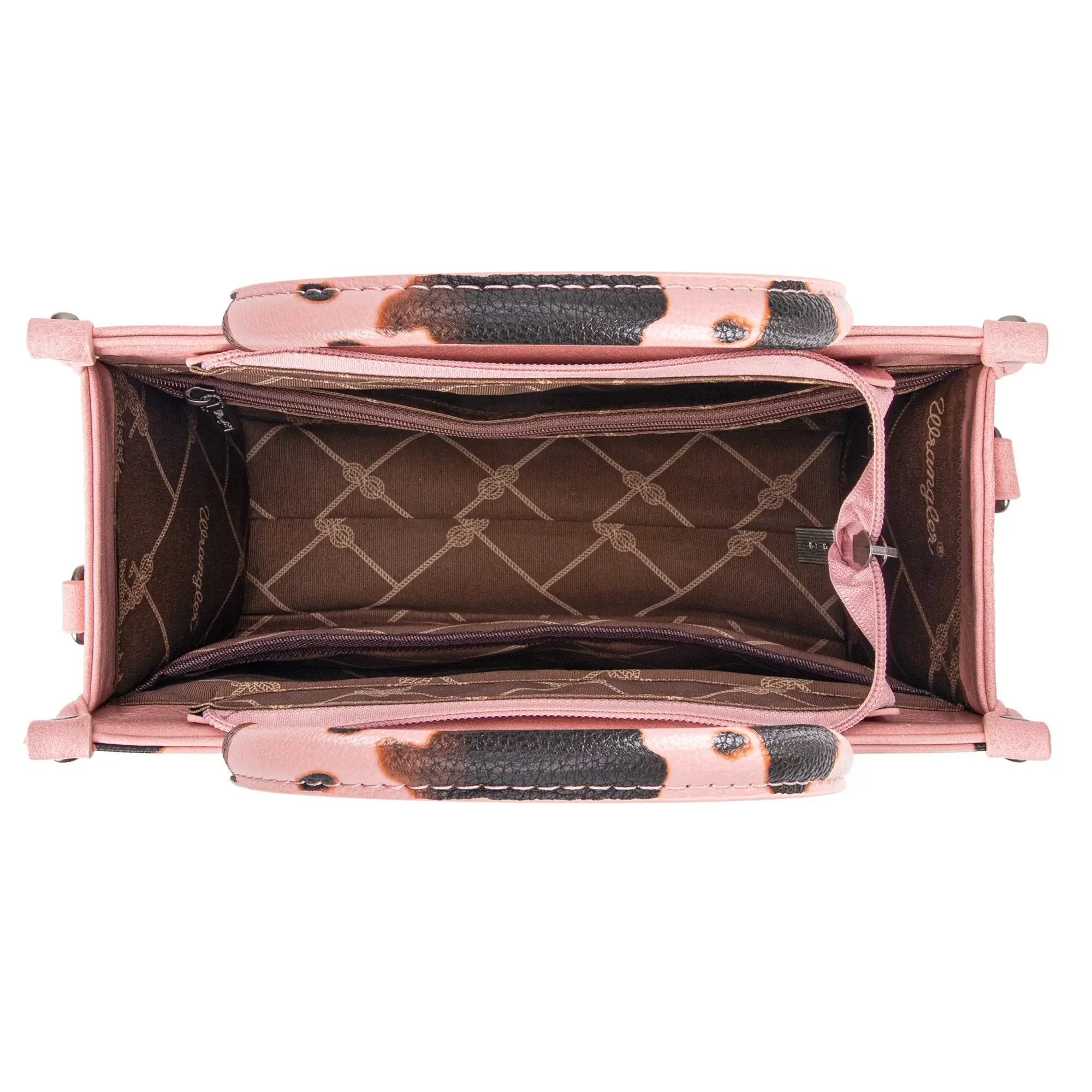 South End Clothing and Apparel L.L.C - Wholesale Tote Bag - Women's - Wrangler Cow Print Tote/Crossbody1