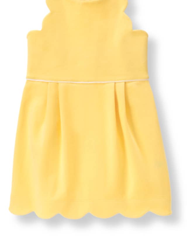 Yellow Knit Dress with Buttons for wholesale by Fox Chase Children