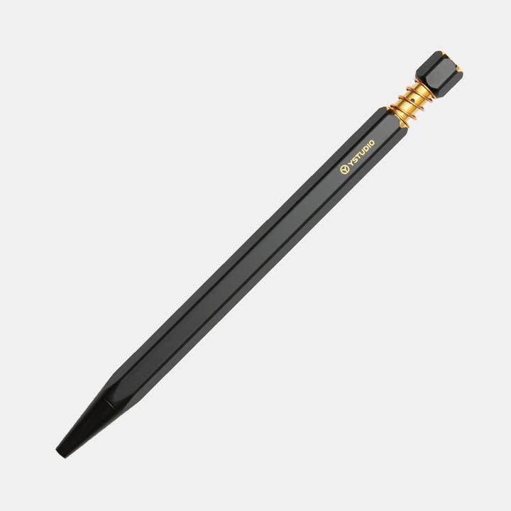YSTUDIO - Classic Revolve Ballpoint Pen Spring (Black) for wholesale by ENTREPÔT