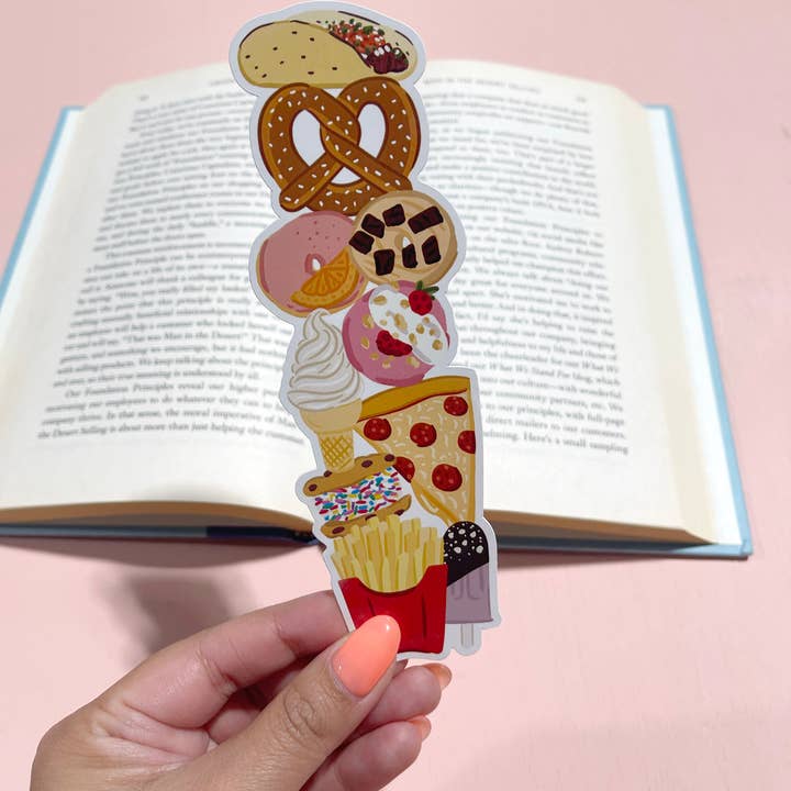 Snacks Die Cut Bogmærke for engroshandel hos Bloomwolf Studio