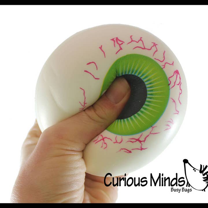 Curious Minds Toys - Wholesale Squishy Toy - Kids & Baby - 1 Large Eye Slow Rise Squishy Foam Stress Ball - Sensory,13