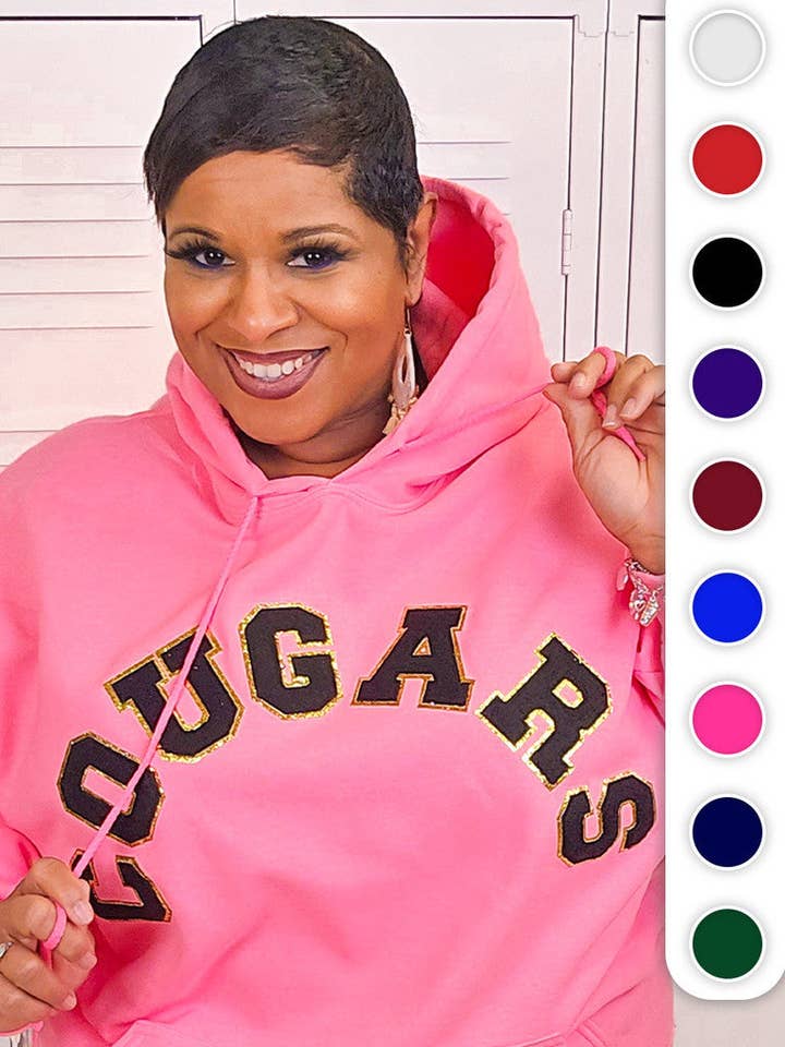 Sugar Stitch - Vente Sweat à capuche – femme - Sweat à capuche graphique personnalisé Ideal Chenille0