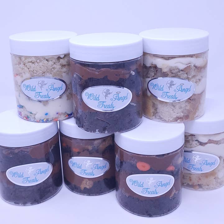 Wild Angel Treats, LLC - Wholesale Cake - Cake Jars - Specialty Flavors