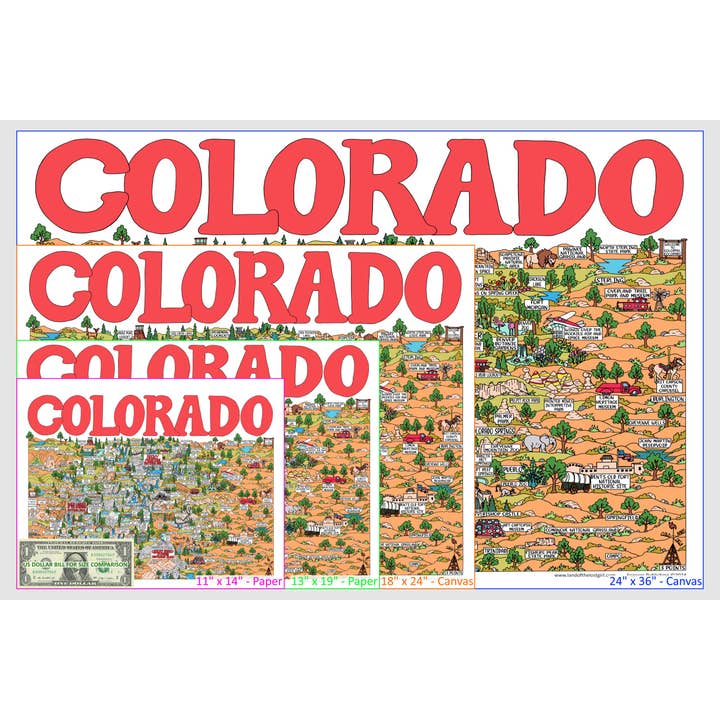 Land Of The Lost Girl - Wholesale Poster - Colorado Adventure Poster7