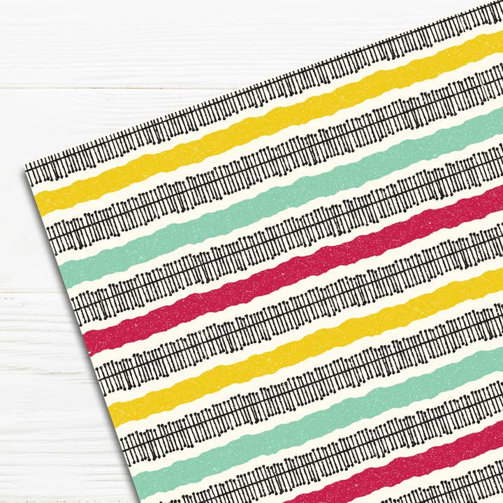 Eggnog Christmas gift wrap 4 for wholesale by Pennychoo