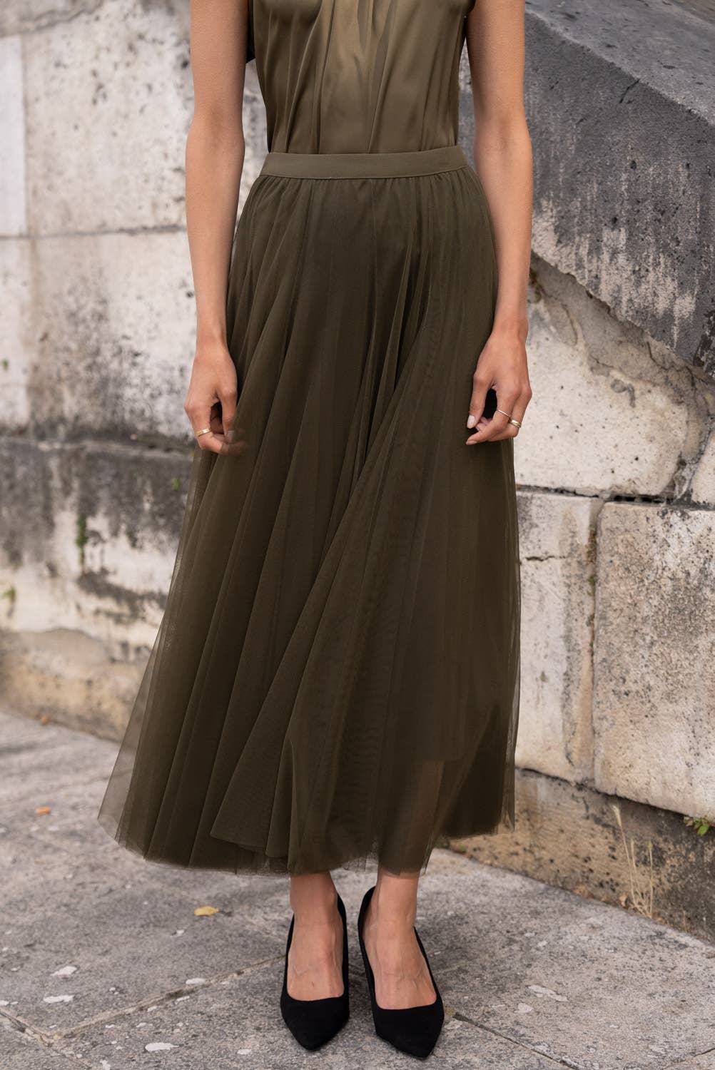 CHOKLATE PARIS (US No duties) - Wholesale Skirt - Women's - Amber tulle slim fit skirt - CK082029