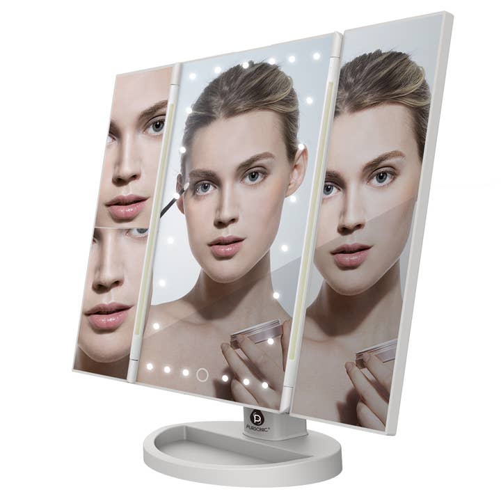 Pursonic - Wholesale Vanity Mirror - Tri Fold LED Vanity Mirror1