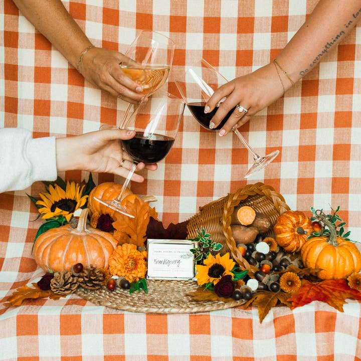 Friendsgiving Wax Melts for wholesale by Palms, Psalms, & Prosecco