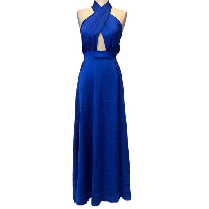 VESTIDO LARGO AZUL ELECTRICO 50785 y otras tendencias de Resultados para batas colegio al por mayor. Devoluciones gratuitas y condiciones de pago a 60 días en Faire en Faire.