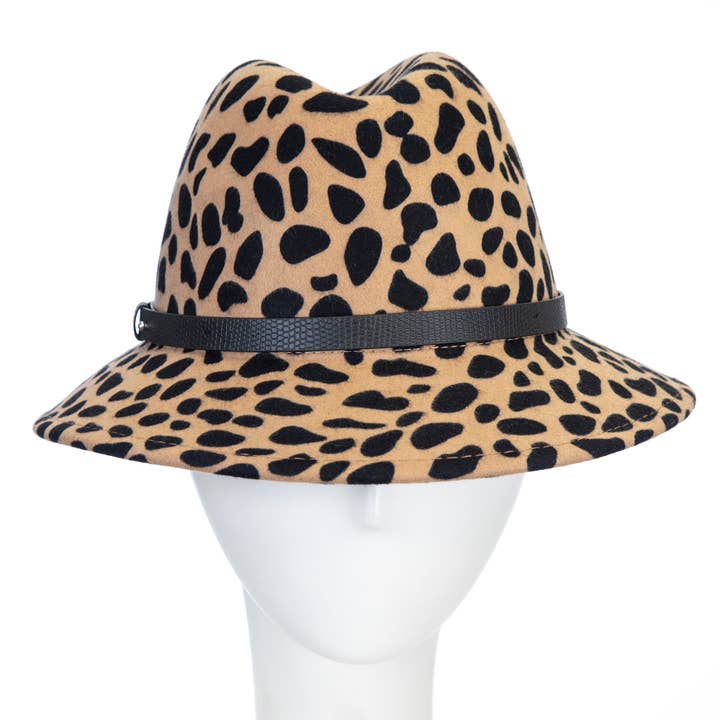 Harlow Wool Felt Fedora Bucket Hybrid Hat for wholesale by Giovannio