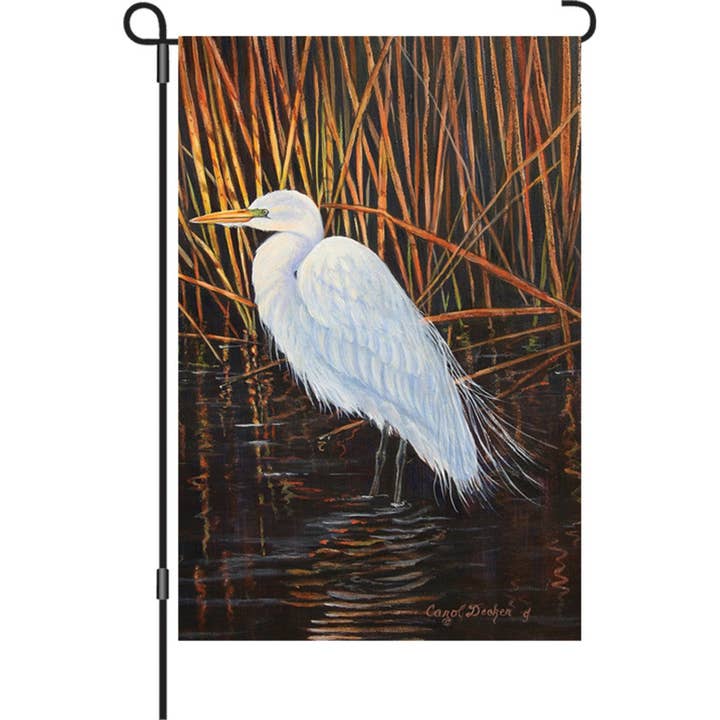 12 IN. FLAG - EGRET for wholesale by Premier Kites & Designs