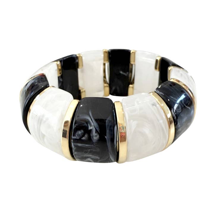 Gemelli – wholesale Beaded bracelet – Neva Bracelet Black Mix0