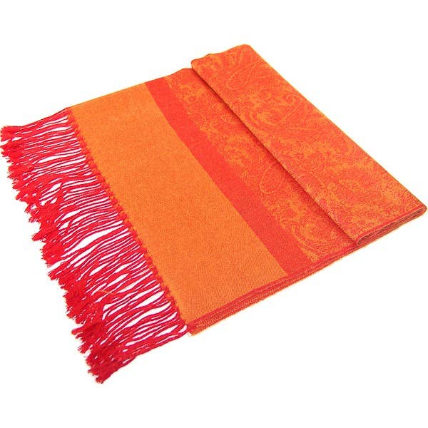 Cap Zone - Venta al por mayor Bufanda - Mujer - Chal de Pashmina con Estampado Cachemir de Colores16