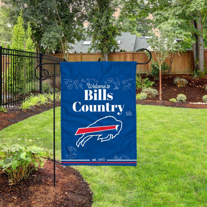 Rico Industries - Wholesale Flag - Buffalo Bills Double Sided Garden Flag2