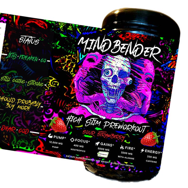 Mass Cast, LLC – wholesale Oral supplement/vitamin – MINDBENDER 6.0 Nootropic High Stim Pre-Workout w/ Creapure - 40/20 Serving10