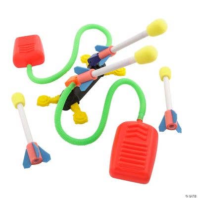 Fun Express - Wholesale Classic Toy - Kids - DUAL STOMP ROCKET LAUNCHER