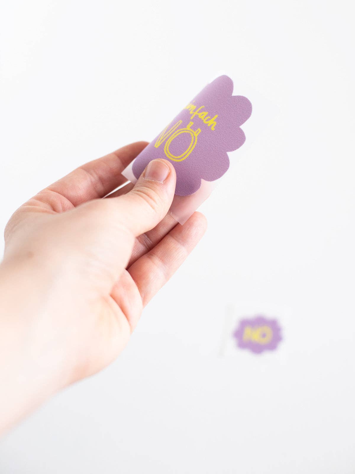 Halfbird - Vendita all'ingrosso Adesivo - Trasferibile da stirare senza bordi « No, just no »3