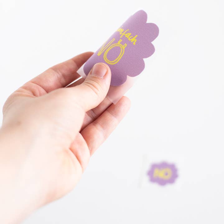 Halfbird - Vendita all'ingrosso Adesivo - Trasferibile da stirare senza bordi « No, just no »3