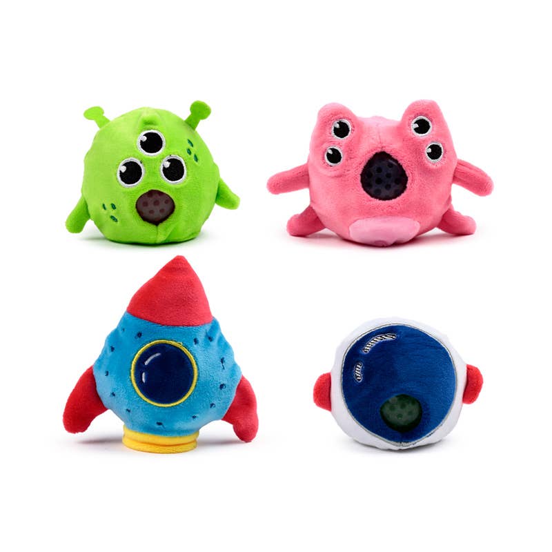 Puckator EU - Wholesale Stress Relief Ball/Dough - Queasy Squeezies Space Cadets Plush Squeezy Toy1