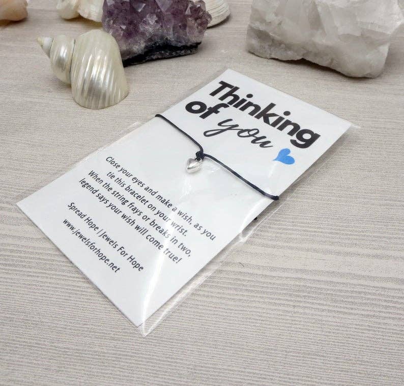 Jewels For Hope - Wholesale Charm/Dangle Bracelet - Heart Wish Bracelet - Love Inspirational Jewelry for Teens1