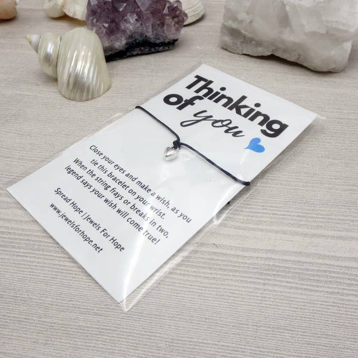 Jewels For Hope - Wholesale Charm/Dangle Bracelet - Heart Wish Bracelet - Love Inspirational Jewelry for Teens1