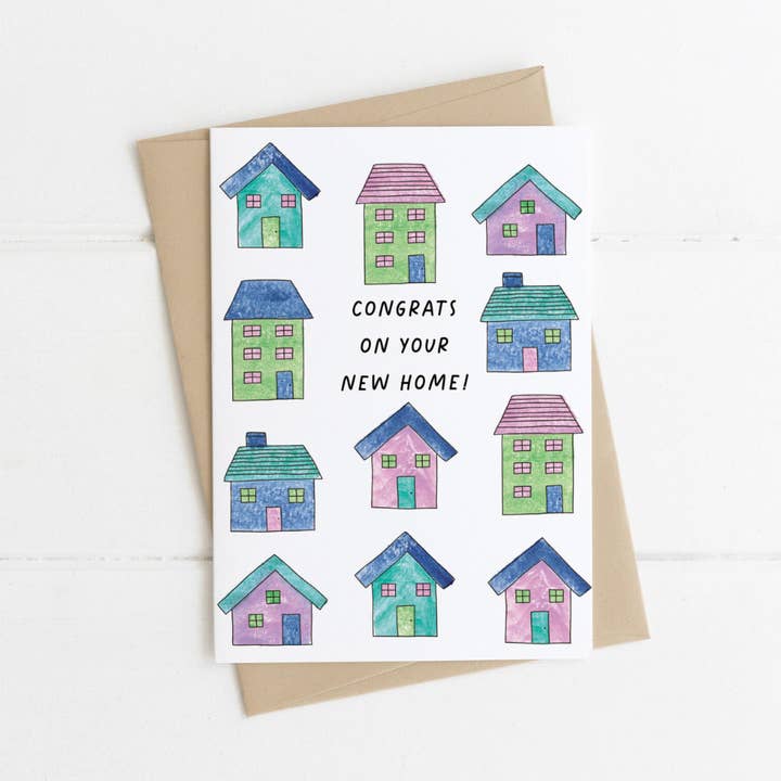 Nytt hem | Gratulationskort för wholesale av Made by a Potato