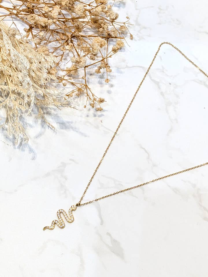 Collier Colophanead en acier inoxydable pour la vente par LOLO & YAYA