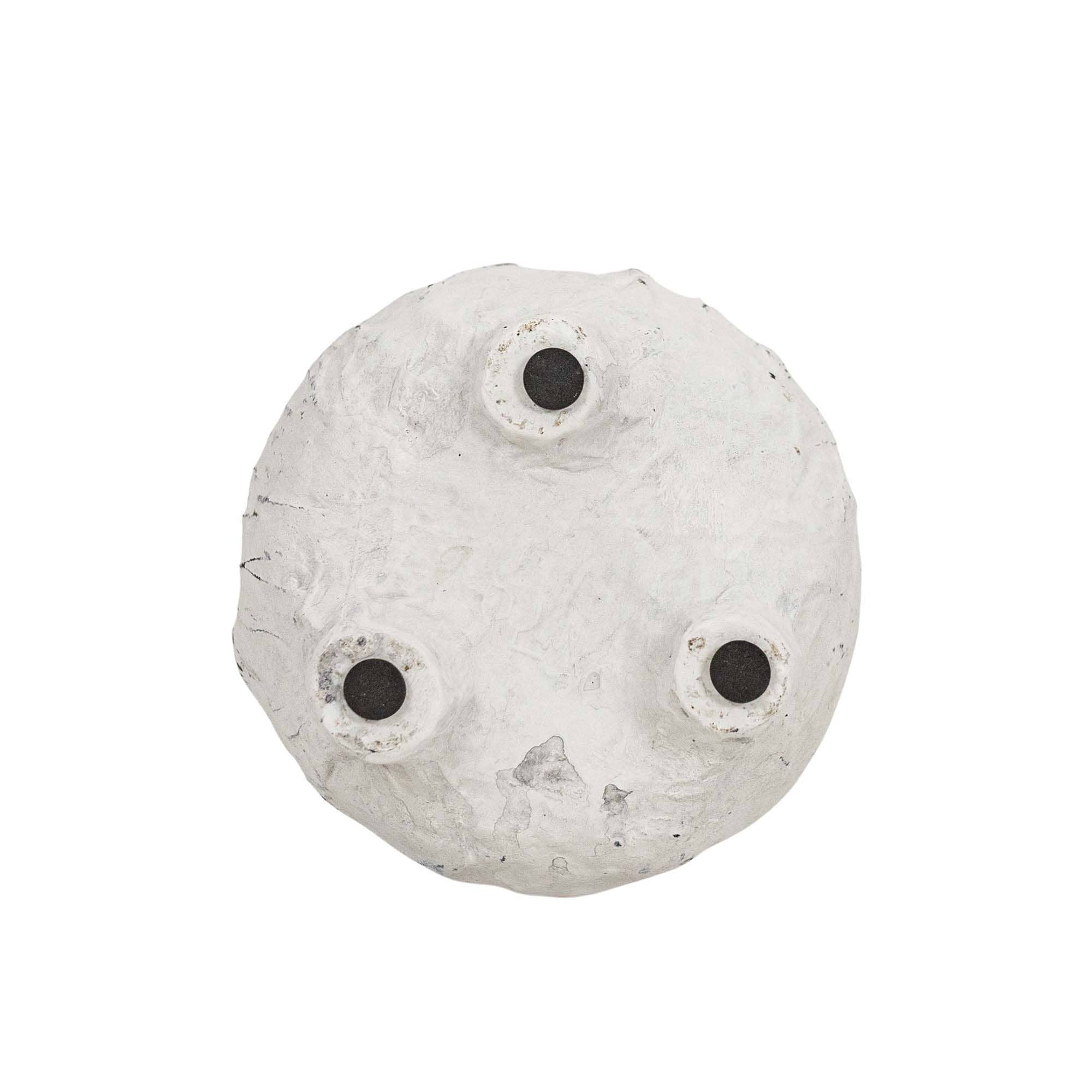 Foreside Home & Garden - Wholesale Plant Pot - Ambrosine Distressed Footed Garden Ceramic Planter Pot White2