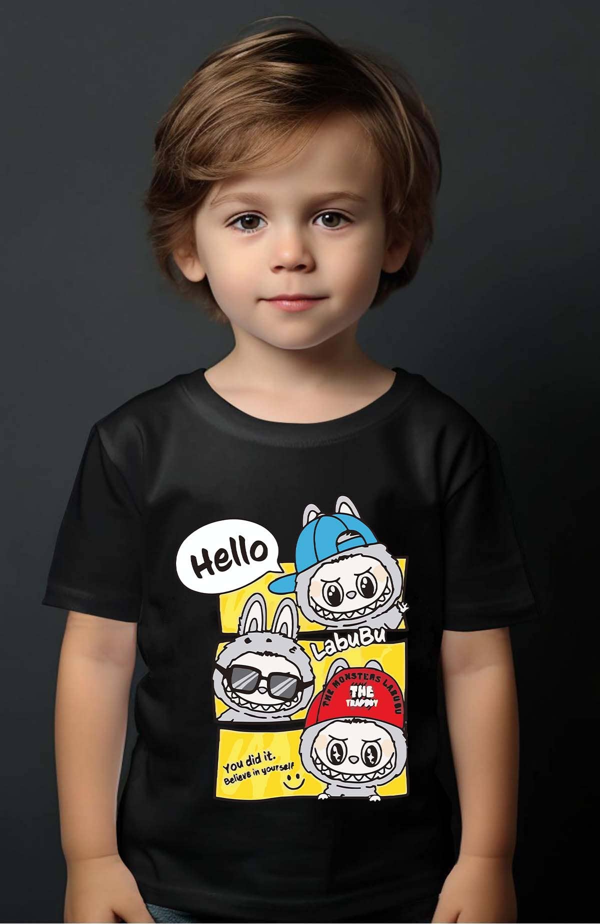 IALD - Wholesale Screen Printed T-Shirt - Kids - Bubu Squad - Boy's T-shirt0