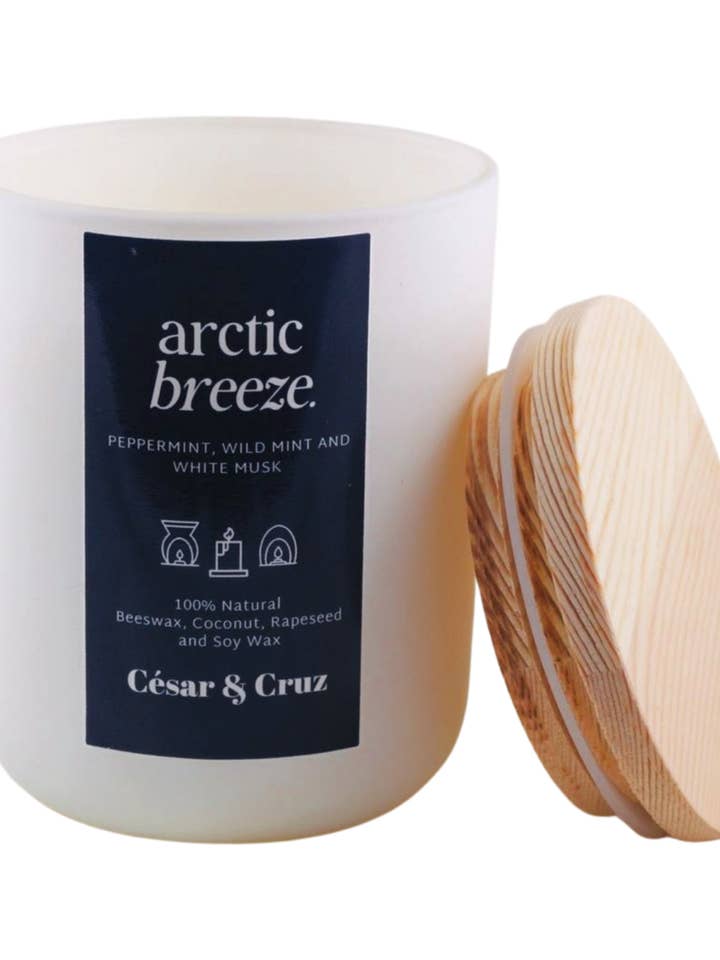 Brise Arctique : Votre Bougie de Réjuvénation Rafraîchissante pour la vente par César & Cruz