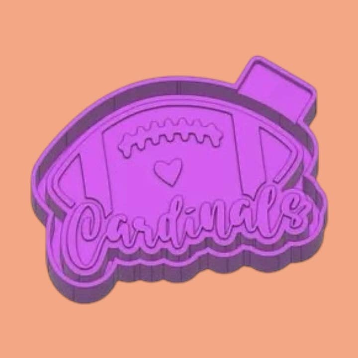 Cardinals Freshie Silicon Mold / Molder for wholesale by Roussell Prints and Demand LLC