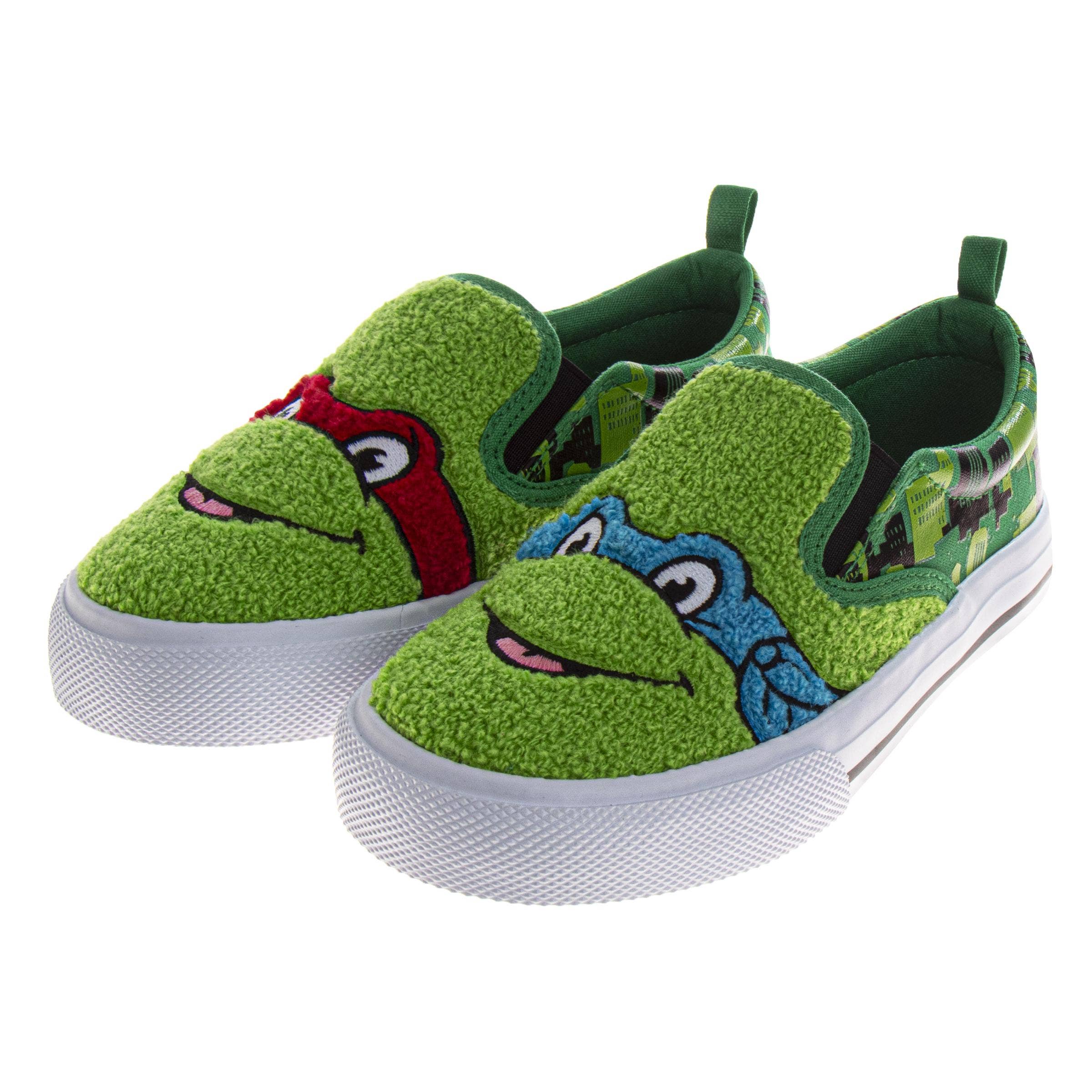 Josmo Shoes Inc - Venta al por mayor Zapatillas deportivas sin cordones - Niños - Zapatillas de las Tortugas Ninja Mutantes Adolescentes (Niños Pequeños/Grandes)5