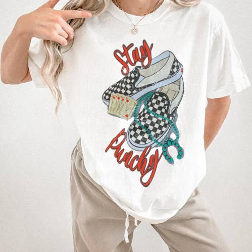 stay Punchy tee for wholesale by Rustic Rose Western Boutique