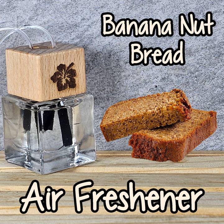 Banana Nut Bread Car Air Freshener for wholesale by Ohana Scents