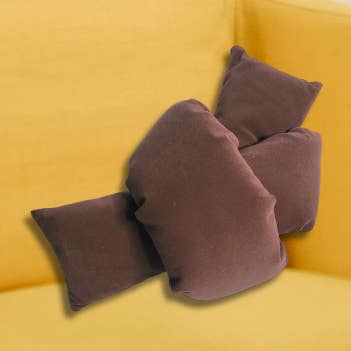 Almohada con nudo con estampado animal para venta al por mayor de A & S Sewing & Design