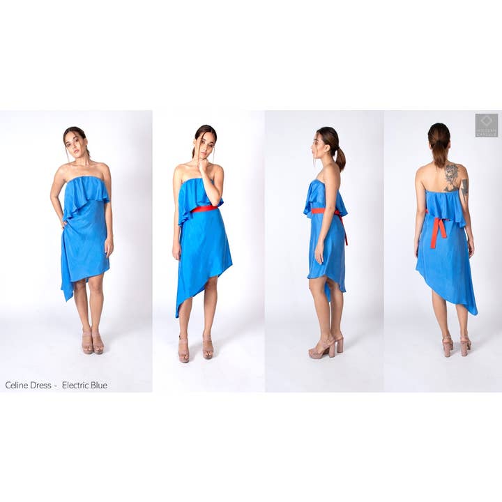 Celine blauwe jurk voor wholesale door Modern Capsule