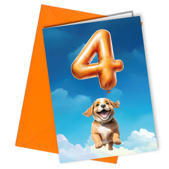 #1696 $th Birthday Dog/Puppy Birthday Card for wholesale by Close to the Bone Greeting Cards and Gifts